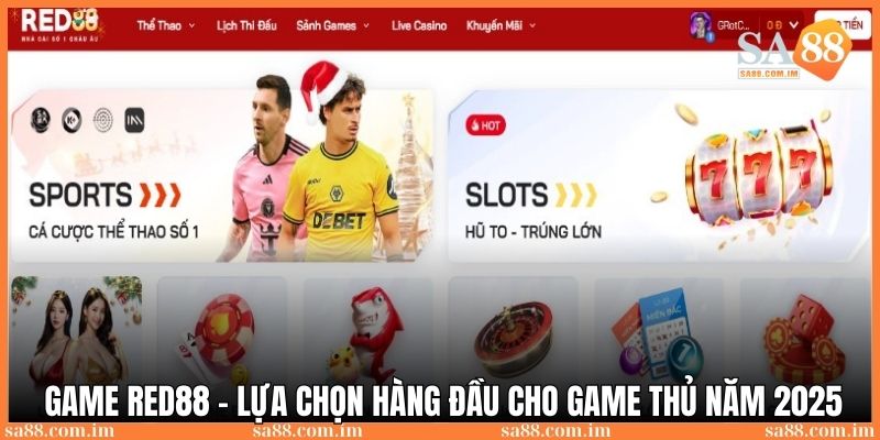 Game Red88 - Lựa chọn hàng đầu cho game thủ năm 2025 1 game red88